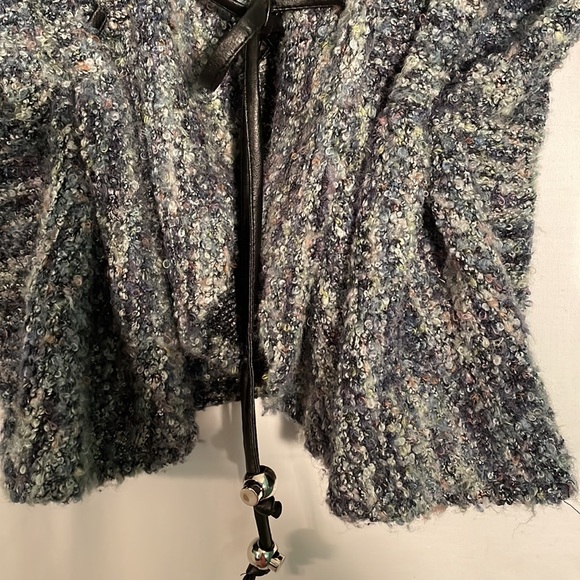 Avenue collection EUC sweater/cardigan.Size 26/28W soft boucle multi-color - Picture 4 of 12